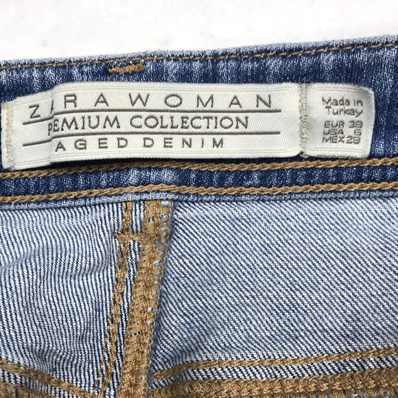 Zara Premiun Collection Stretchy Denim Shorts - Picture 5 of 7